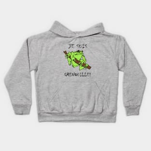 Je Suis Grenouille! Kids Hoodie